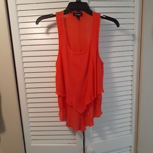 A.BYER peach sleeveless top